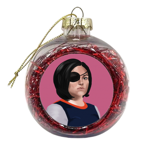 Bad Sisters Bibi - xmas bauble by Sarah Wilkinson