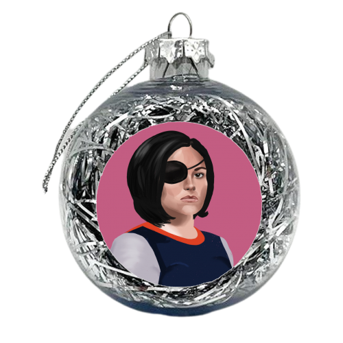 Bad Sisters Bibi - xmas bauble by Sarah Wilkinson