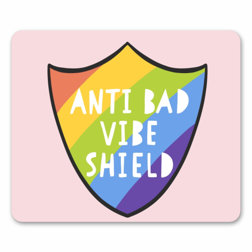 Bad Vibe Shield - mouse mat by Alice Palazon