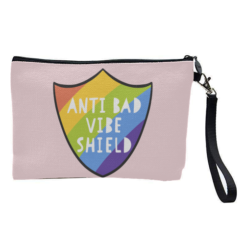 Bad Vibe Shield - pretty makeup bag by Alice Palazon