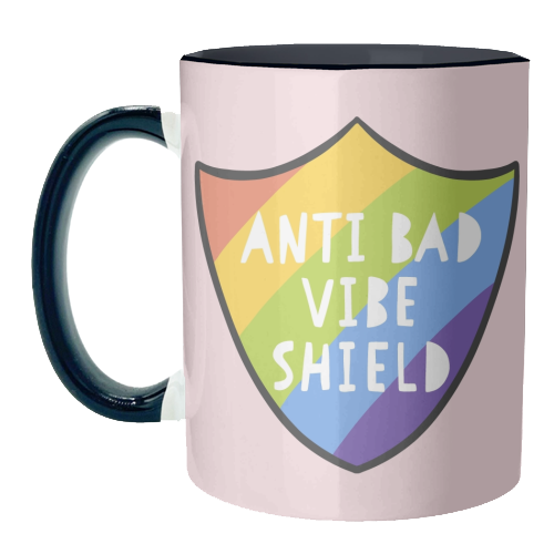 Bad Vibe Shield - unique mug by Alice Palazon