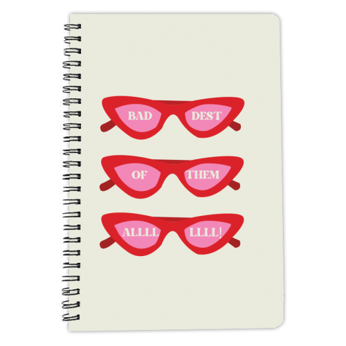 Baddest of them all! - personalised A4, A5, A6 notebook by The Yellow Box