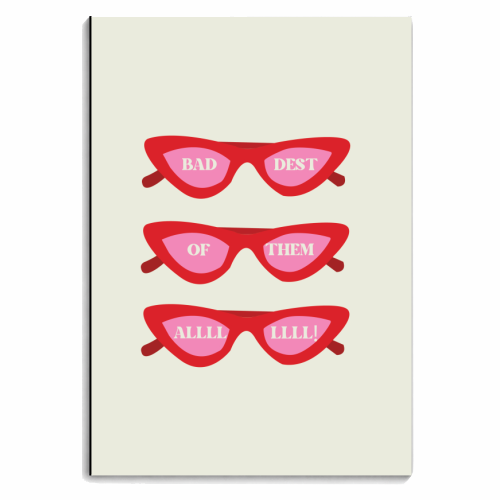 Baddest of them all! - personalised A4, A5, A6 notebook by The Yellow Box