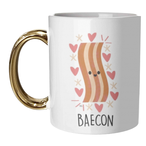 Baecon - unique mug by Leeann Walker