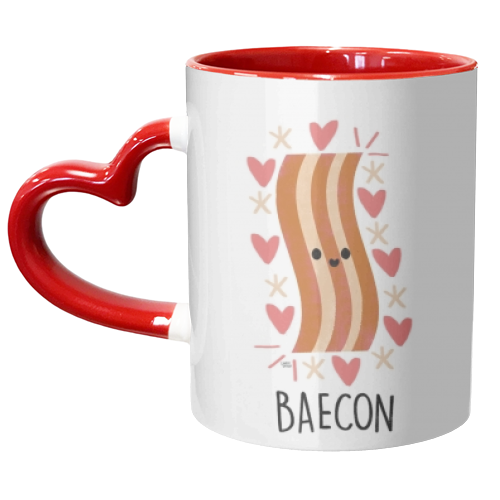 Baecon - unique mug by Leeann Walker