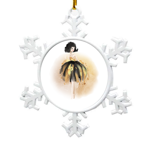 Ballerina - snowflake decoration by haris kavalla
