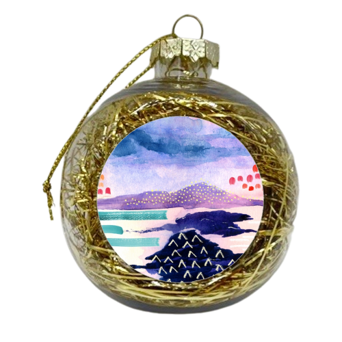 Balmaha In Colour - xmas bauble by Dizzywonders