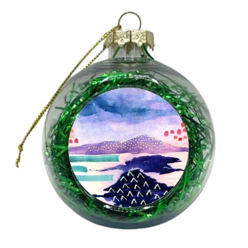 Balmaha In Colour - xmas bauble by Dizzywonders