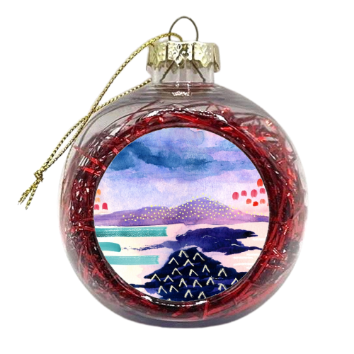 Balmaha In Colour - xmas bauble by Dizzywonders