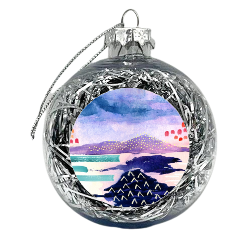 Balmaha In Colour - xmas bauble by Dizzywonders