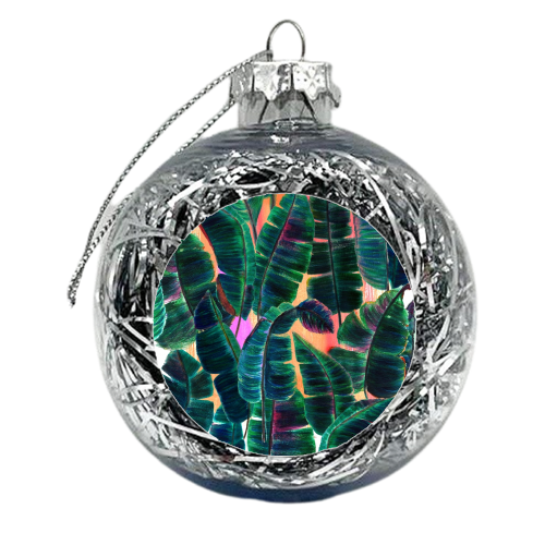 Banana Leaf - xmas bauble by Yaz Raja