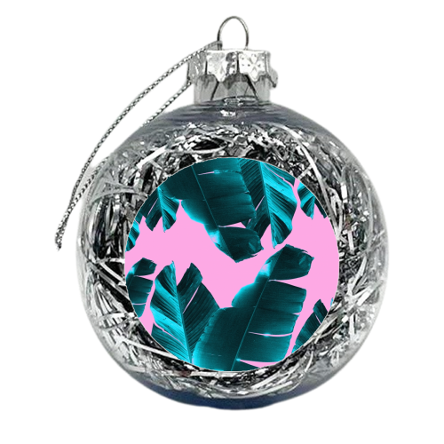 Banana Leaves Tropical Vibes #3 #foliage #decor #art - xmas bauble by Anita Bella Jantz
