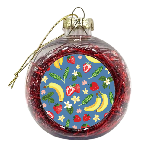 Banana Split - xmas bauble by Niamh McKeown