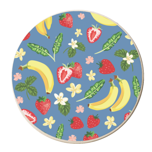 Banana Split - personalised beer coaster by Niamh McKeown