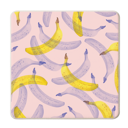 Banana Under Scrutiny - personalised beer coaster by Uma Prabhakar Gokhale