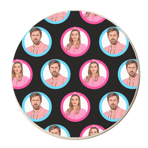 Marg and Ry - personalised beer coaster by DOLLY WOLFE