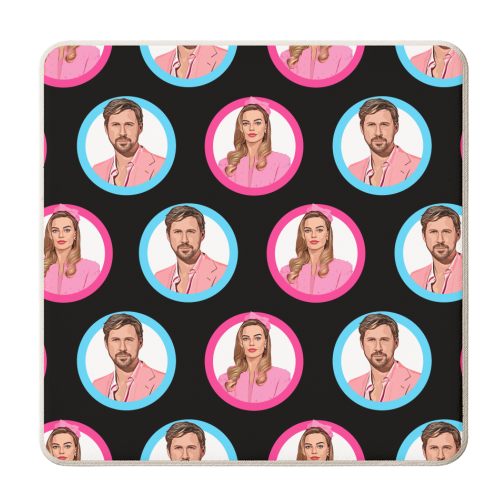 Marg and Ry - personalised beer coaster by DOLLY WOLFE