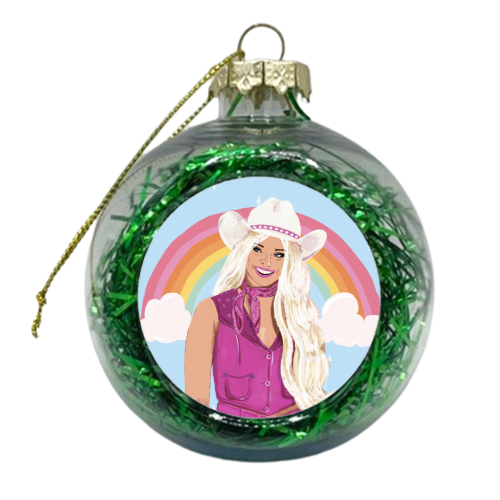 Doll Rainbow - xmas bauble by Niomi Fogden