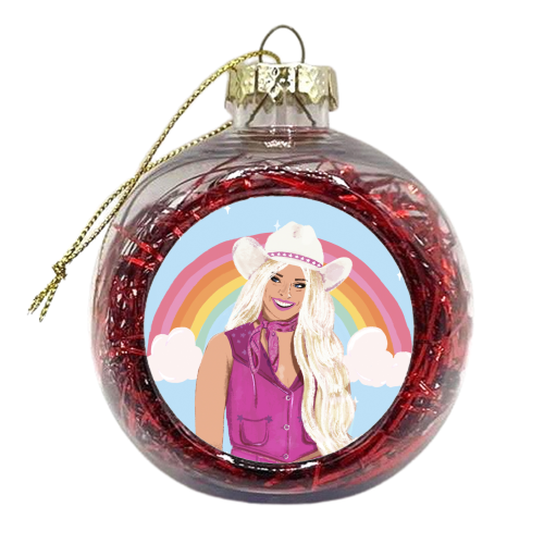 Doll Rainbow - xmas bauble by Niomi Fogden