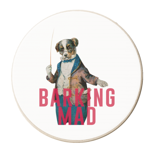 Barking Mad - personalised beer coaster by The 13 Prints