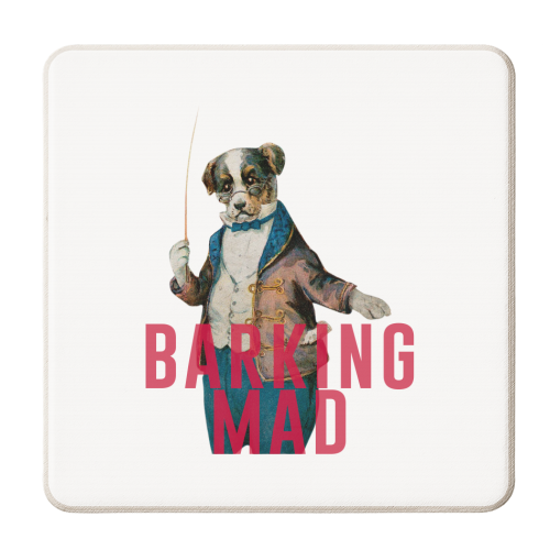 Barking Mad - personalised beer coaster by The 13 Prints