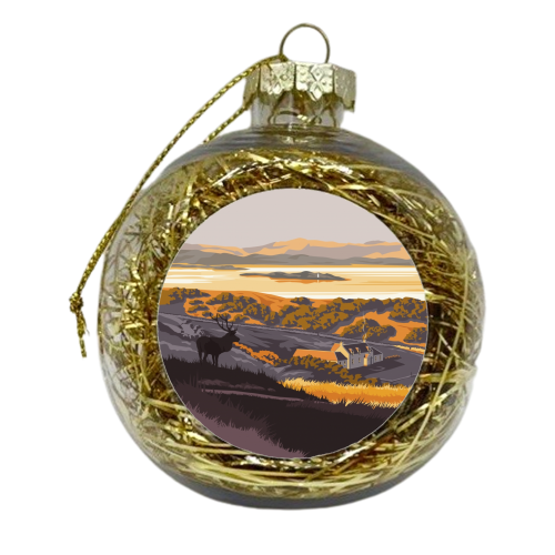 Barnhill, Isle of Jura - xmas bauble by Stephen Millership