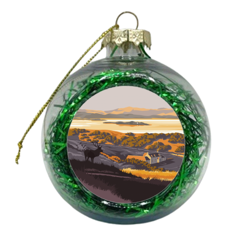 Barnhill, Isle of Jura - xmas bauble by Stephen Millership
