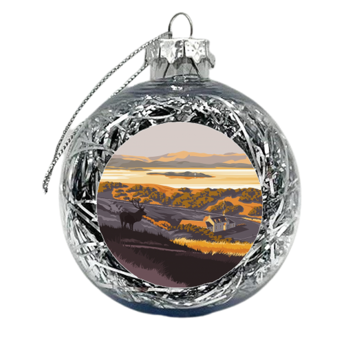 Barnhill, Isle of Jura - xmas bauble by Stephen Millership