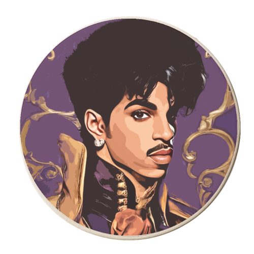 BAROQUE PRINCE - personalised beer coaster by DOLLY WOLFE