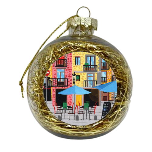 Barri Gotic, Barcelona - xmas bauble by Mohan Ballard