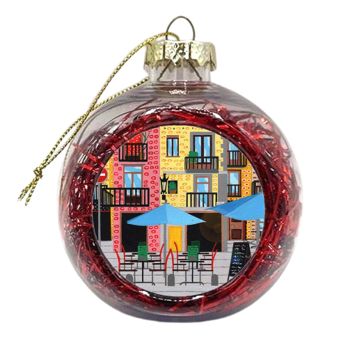 Barri Gotic, Barcelona - xmas bauble by Mohan Ballard