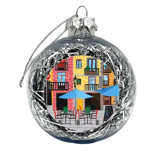 Barri Gotic, Barcelona - xmas bauble by Mohan Ballard