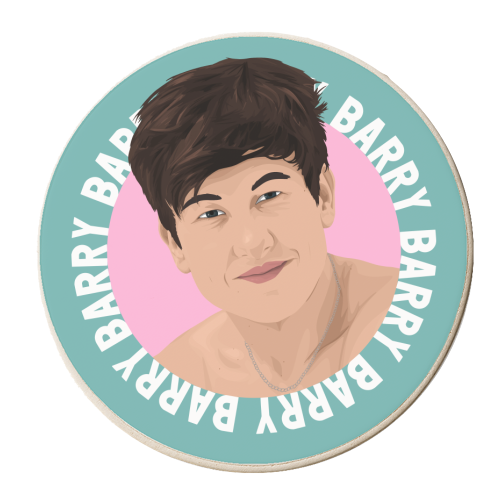 Barry Keoghan Print - personalised beer coaster by Pink and Pip