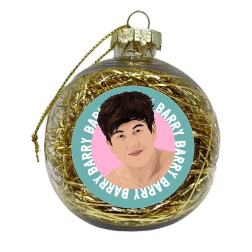 Barry Keoghan Print - xmas bauble by Pink and Pip