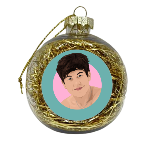 Barry Keoghan - xmas bauble by Pink and Pip