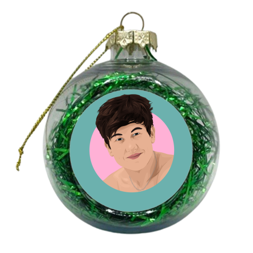 Barry Keoghan - xmas bauble by Pink and Pip