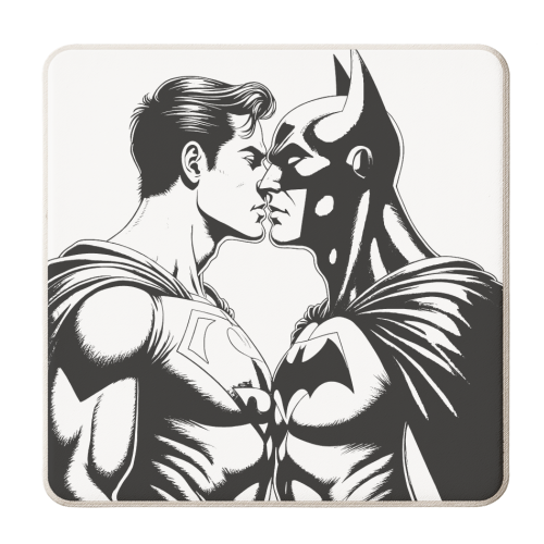 Batcurious - personalised beer coaster by Ms Doodle