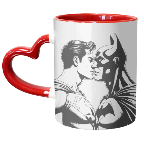 Batcurious - unique mug by Ms Doodle