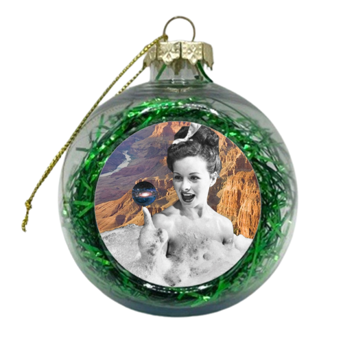 Bathtub Canyon - xmas bauble by Peter Dannenbaum