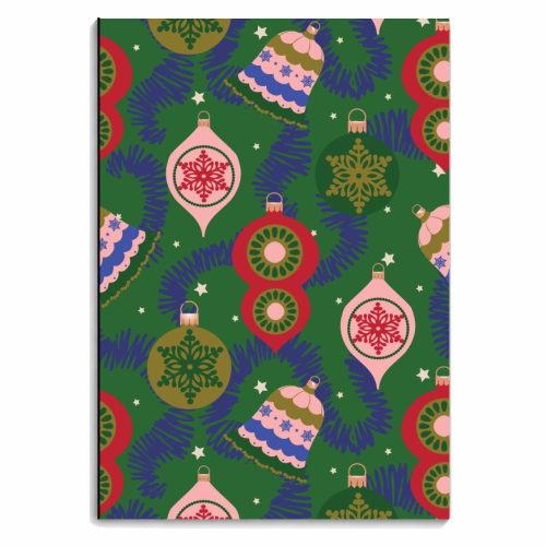 Baubles - personalised A4, A5, A6 notebook by Luxe and Loco