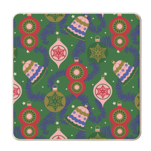 Baubles - personalised beer coaster by Luxe and Loco