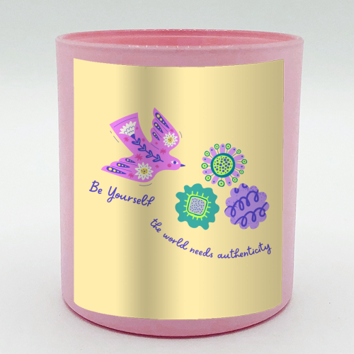 Be Authentic Like Nature - scented candle by Nida Designs