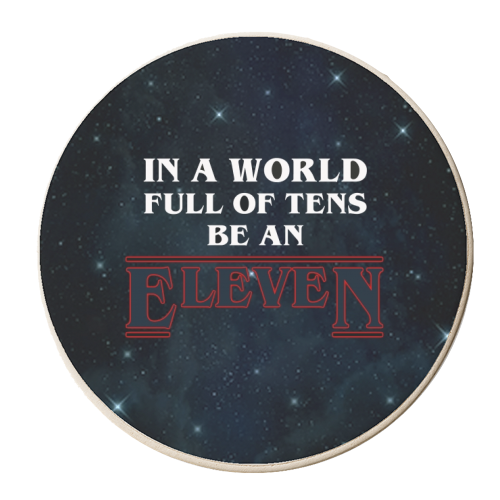 Be Eleven - personalised beer coaster by Wallace Elizabeth