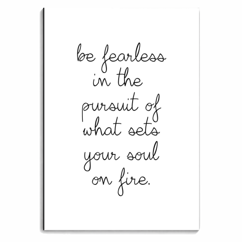 Be Fearless - personalised A4, A5, A6 notebook by Pink and Pip