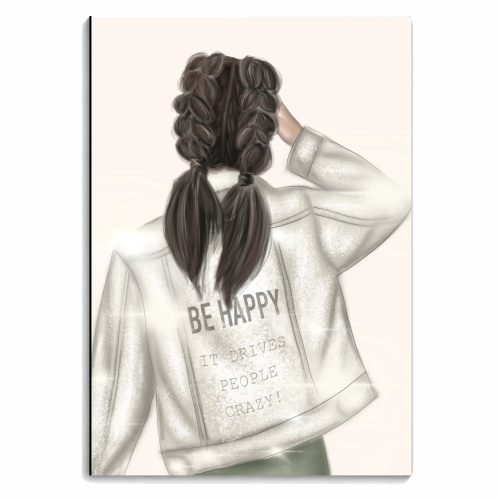 Be Happy It Drives People Crazy! - personalised A4, A5, A6 notebook by Ellie Mackinnon
