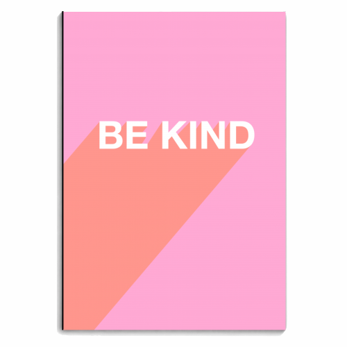 Be Kind Typographic Design - personalised A4, A5, A6 notebook by Adam Regester