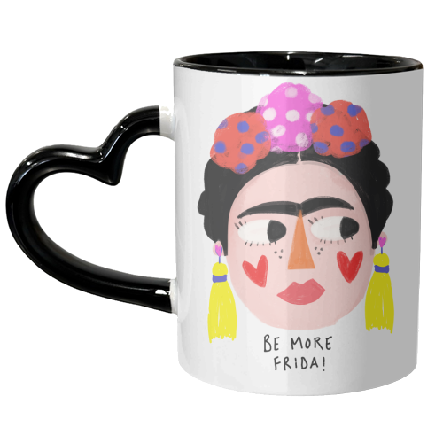 BE MORE FRIDA - unique mug by Nichola Cowdery