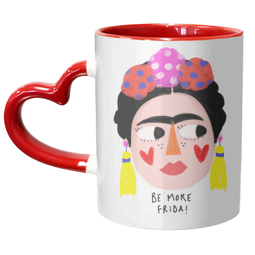 BE MORE FRIDA - unique mug by Nichola Cowdery