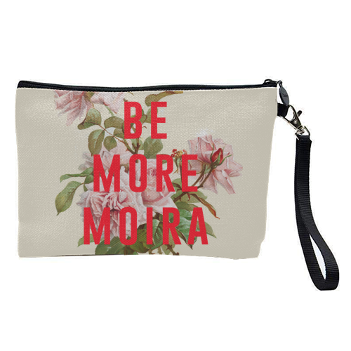 Be More Moira - pretty makeup bag by The 13 Prints