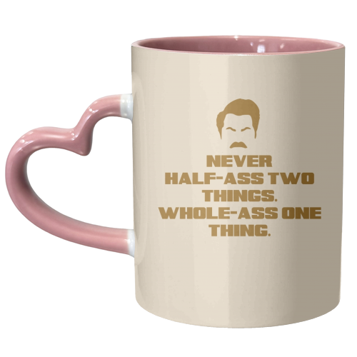 BE MORE RON - unique mug by Wallace Elizabeth